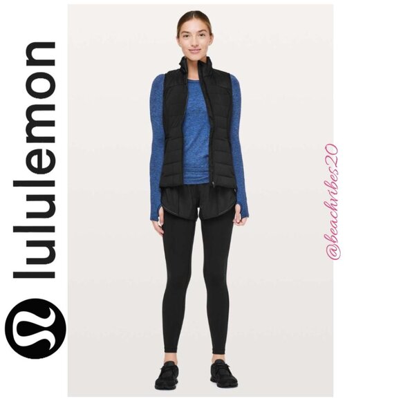 LULULEMON ATHLETICA Down For It All Vest Black (Second Release) 8EUC - Picture 1 of 7